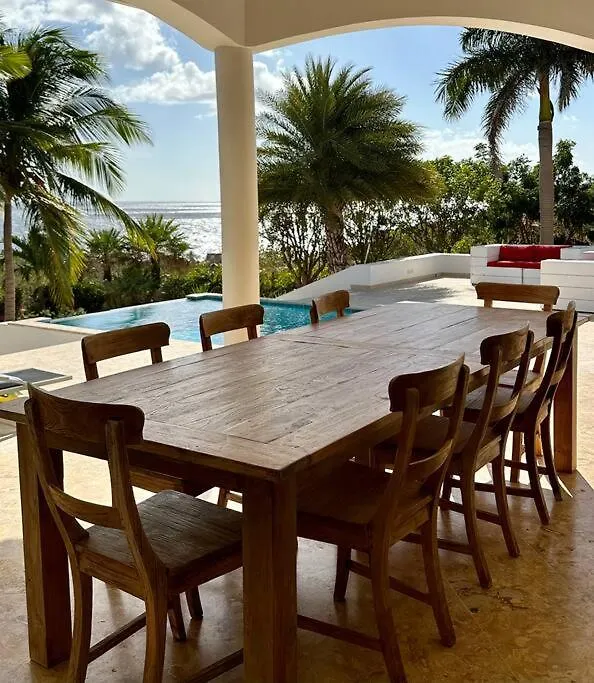 Villa Villadelsol-Ocean Front Resort-Pool-Up To 8 Guests-Walk To The Beach Willibrordus Curacao